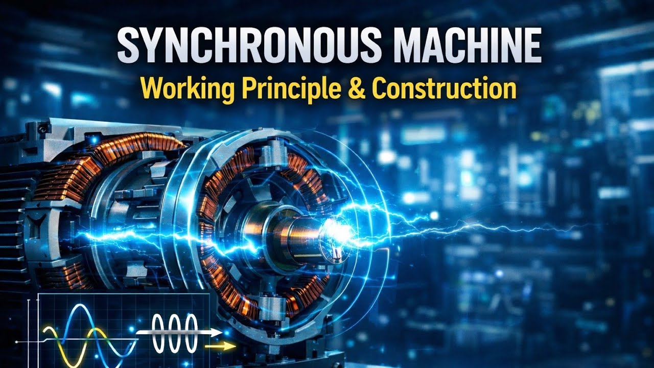 Synchronous Machine Construction Working Principle EXCITATION SYSTEM @JitendraSingh0786 