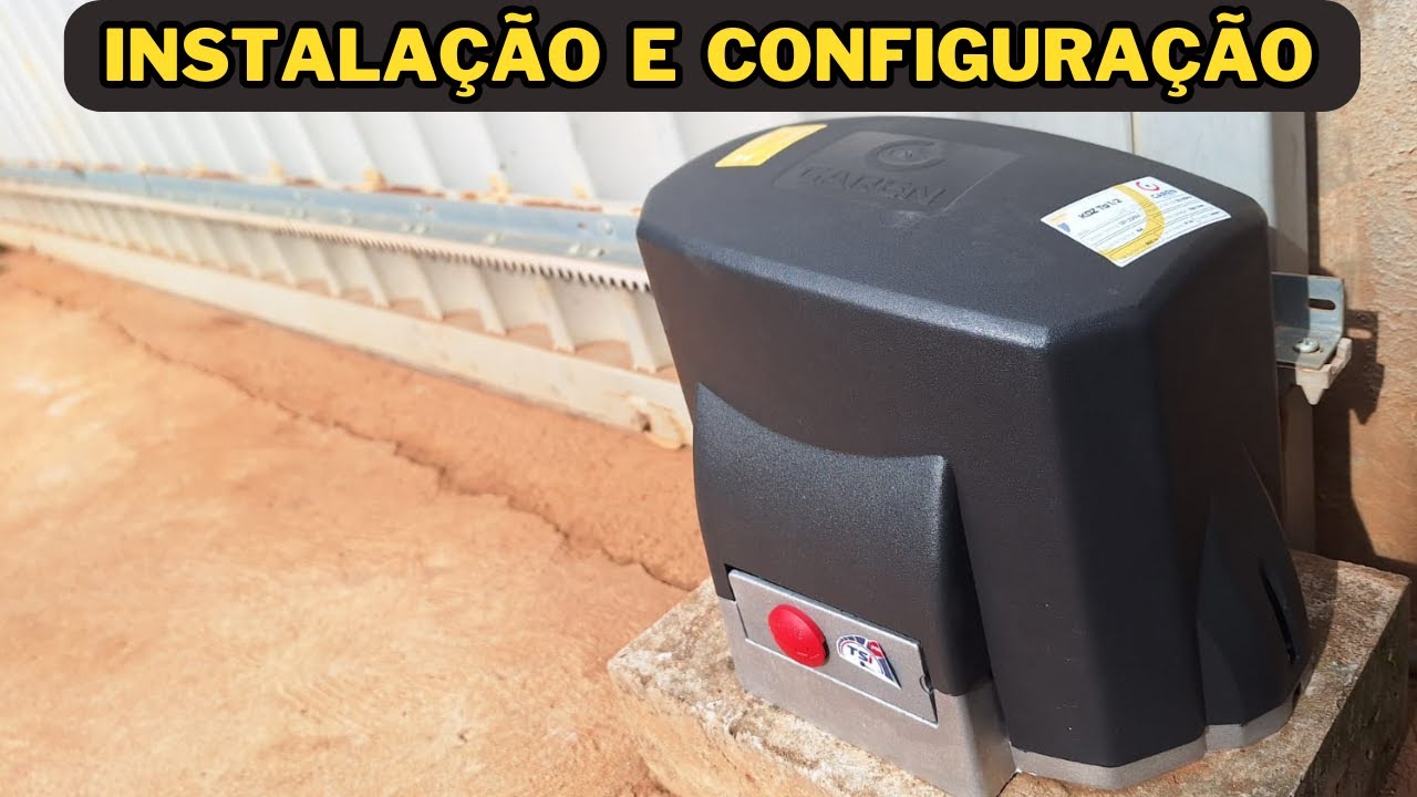 Como Instalar Motor TSI PRO da Garen em Portão de Correr (Deslizante) - Passo a Passo