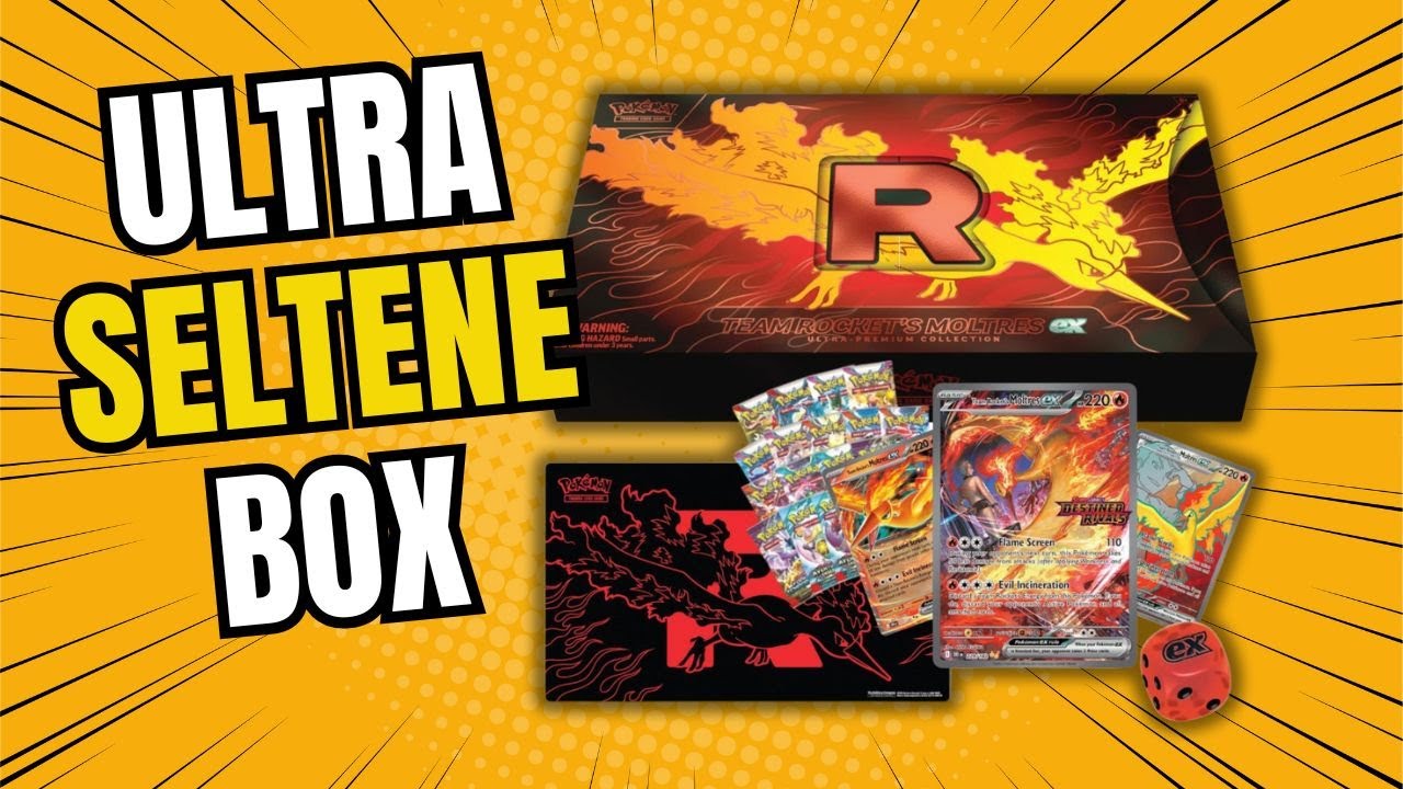 Wir öffnen die SELTENE Team Rockets Moltres ex Ultra Premium Collection