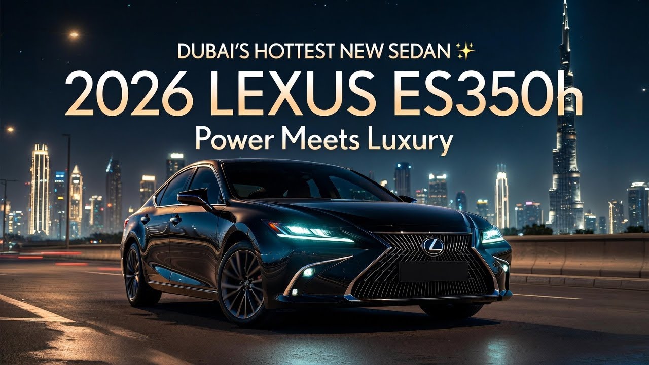 2026 Lexus ES350h Dubai Launch 🔥 Power Meets Luxury | Full Review & First Look