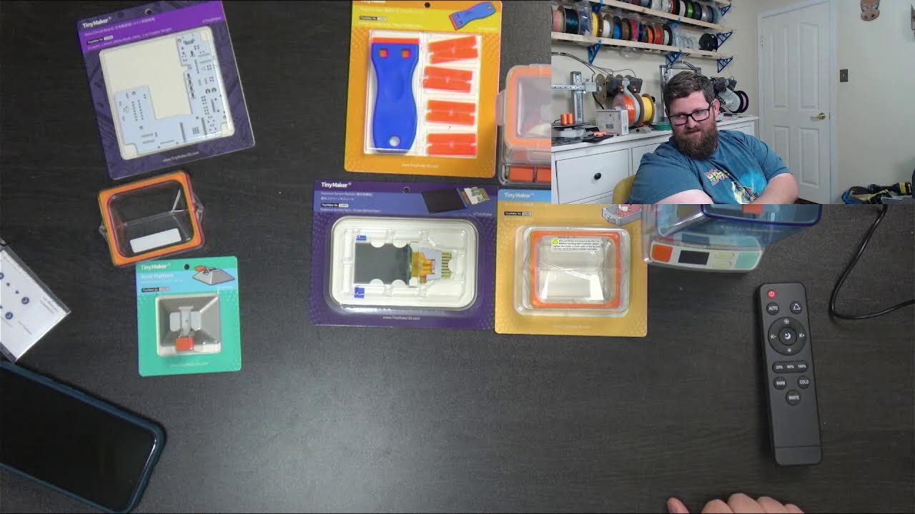 Unboxing the TinyMaker 3D Printer- First Prints?