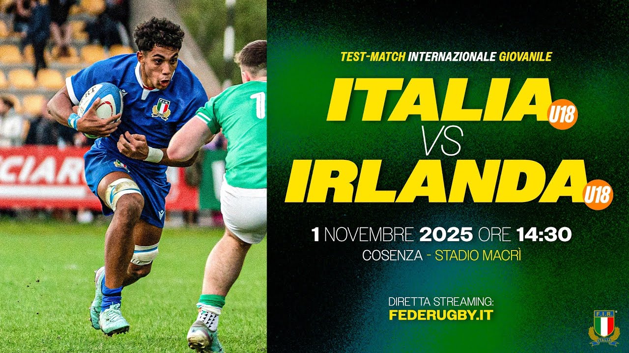 Italia U18 v Irlanda U18 - Test Match internazionale