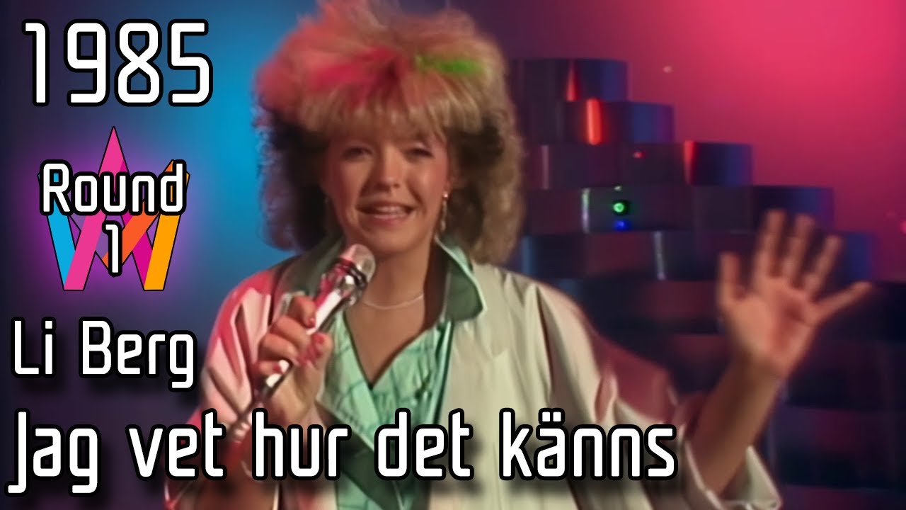 Melodifestivalen 1985 &ndash; 07a. Jag vet hur det k&auml;nns &ndash; Li Berg