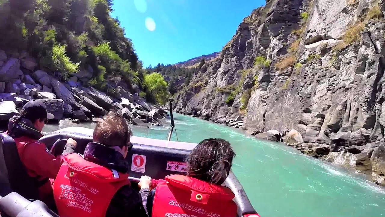 Exciting GoPro Filming of The Shotover Jet Boat