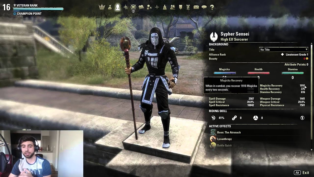 (NEW) PvP Build - Destruction/Resto Magicka Sorcerer - ESO