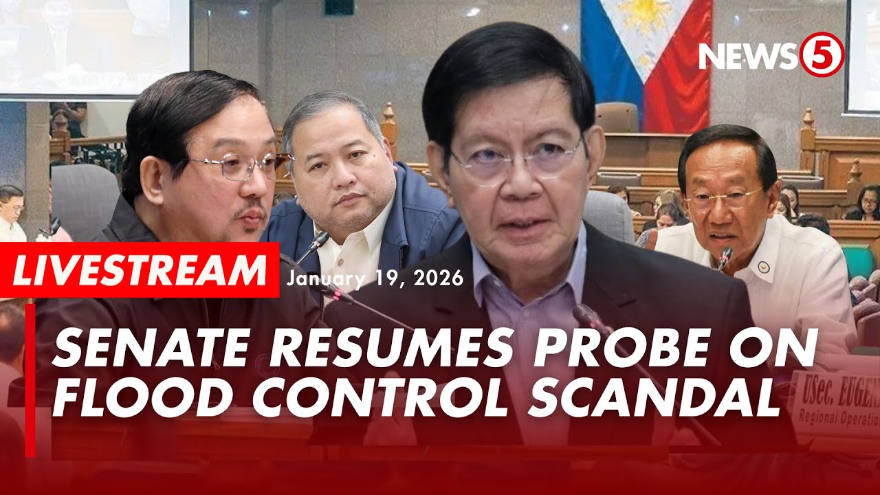 LIVE | Senate Blue Ribbon Committee resumes probe on flood control anomalies (January 19, 2026)
