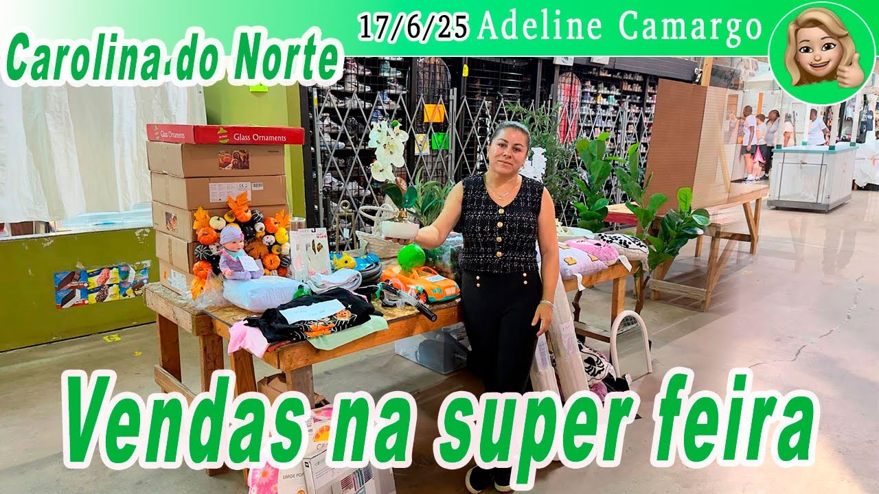 As mesas ficaram vazia, um dia de feira inesquecível na Carolina do Norte