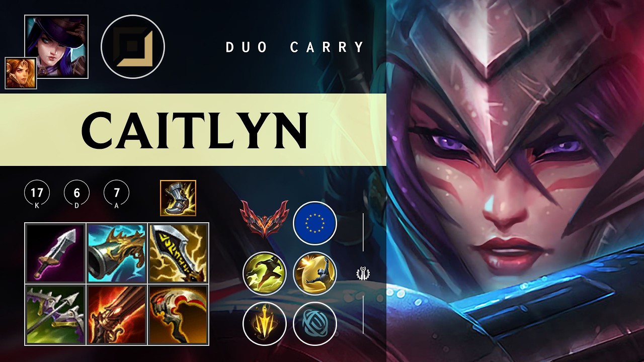 Caitlyn ADC vs Samira - EUW Grandmaster Patch 26.03