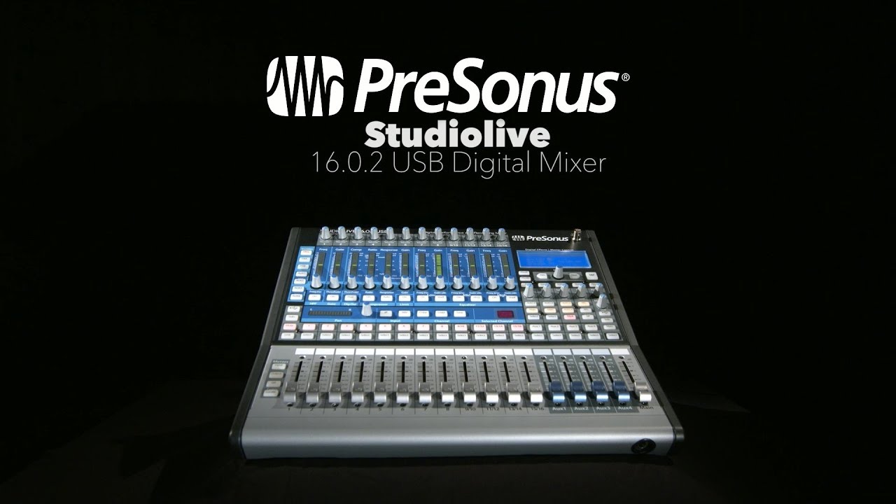 PreSonus StudioLive 16.0.2 USB Digital Mixer | Gear4music