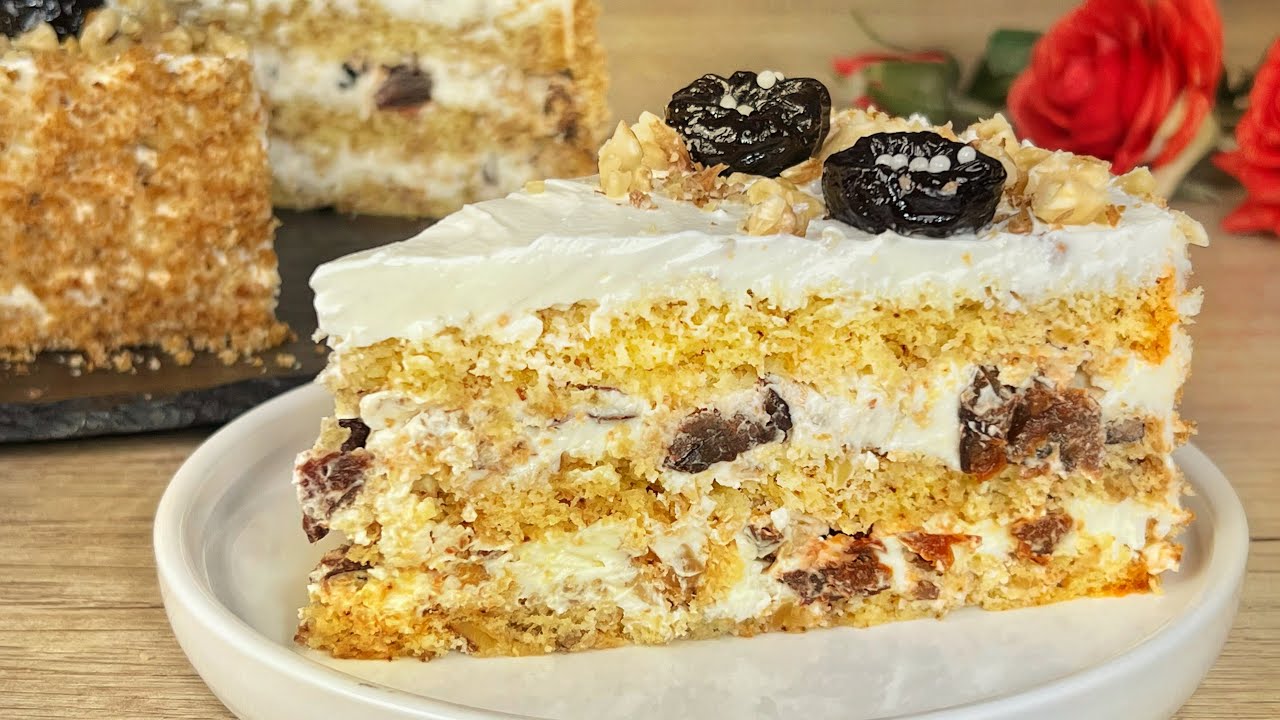 🎄Польский ореховый торт (Tort Orzechowy)! ПРАЗДНИЧНЫЙ РЕЦЕПТ!