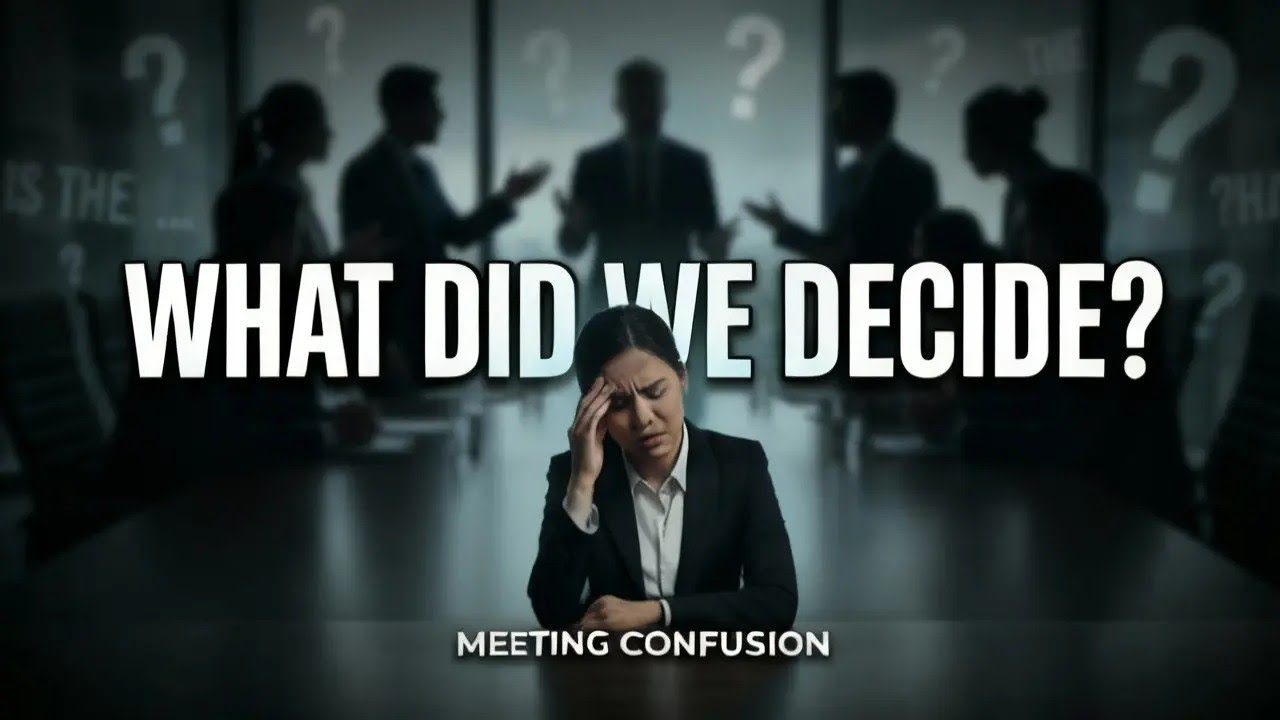 Why Ambiguity in Meetings Is Never an Accident