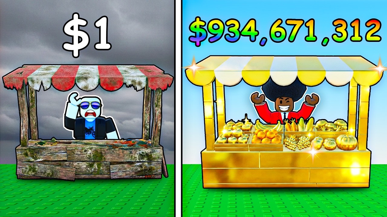 making MILLIONS in my SUPERMARKET in Roblox…