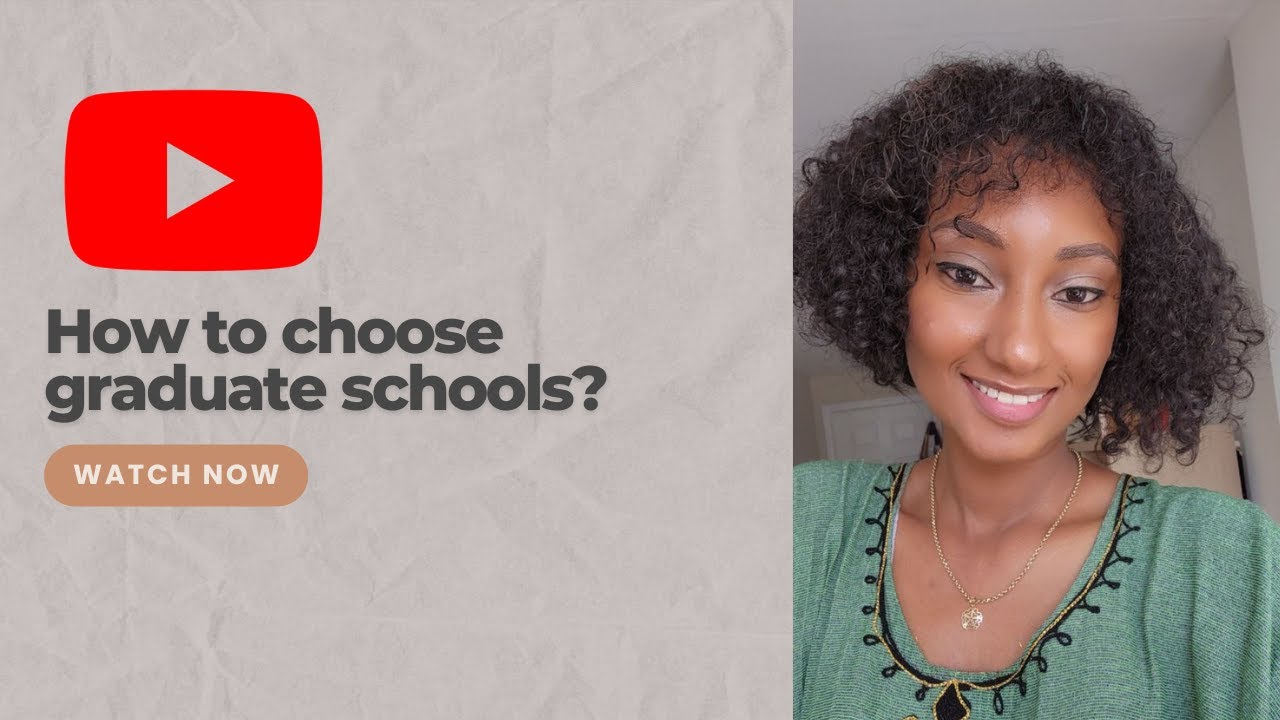 How to choose graduate school to apply to?