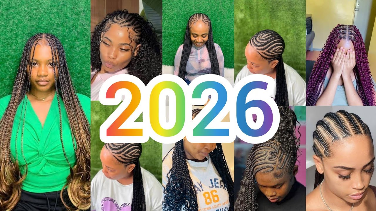 CUTE LATEST CORNROW BRAIDS HAIRSTYLES/GHANA WEAVING HAIRSTYLES/ STITCH BRAIDS HAIRSTYLES #viral