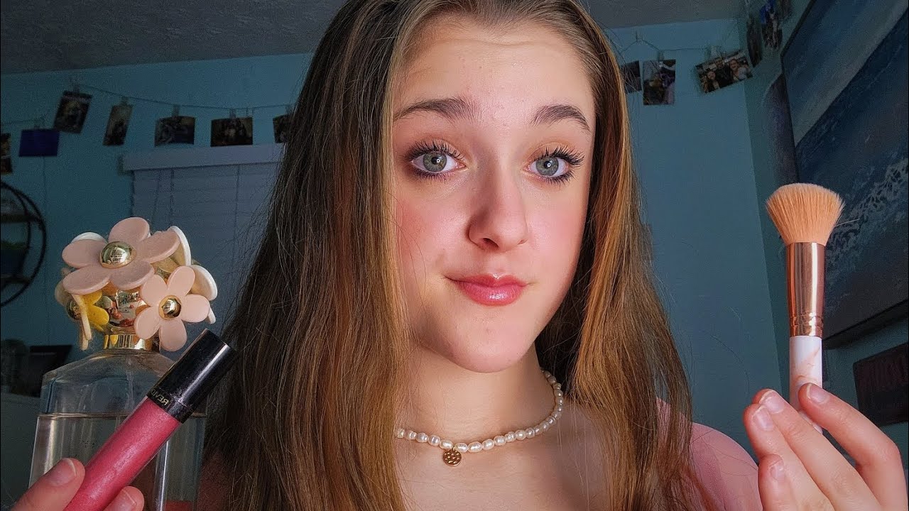 ASMR Sarah Cameron Does Your Makeup For A Pogue Party! 🌤 (OBX ROLEPLAY)