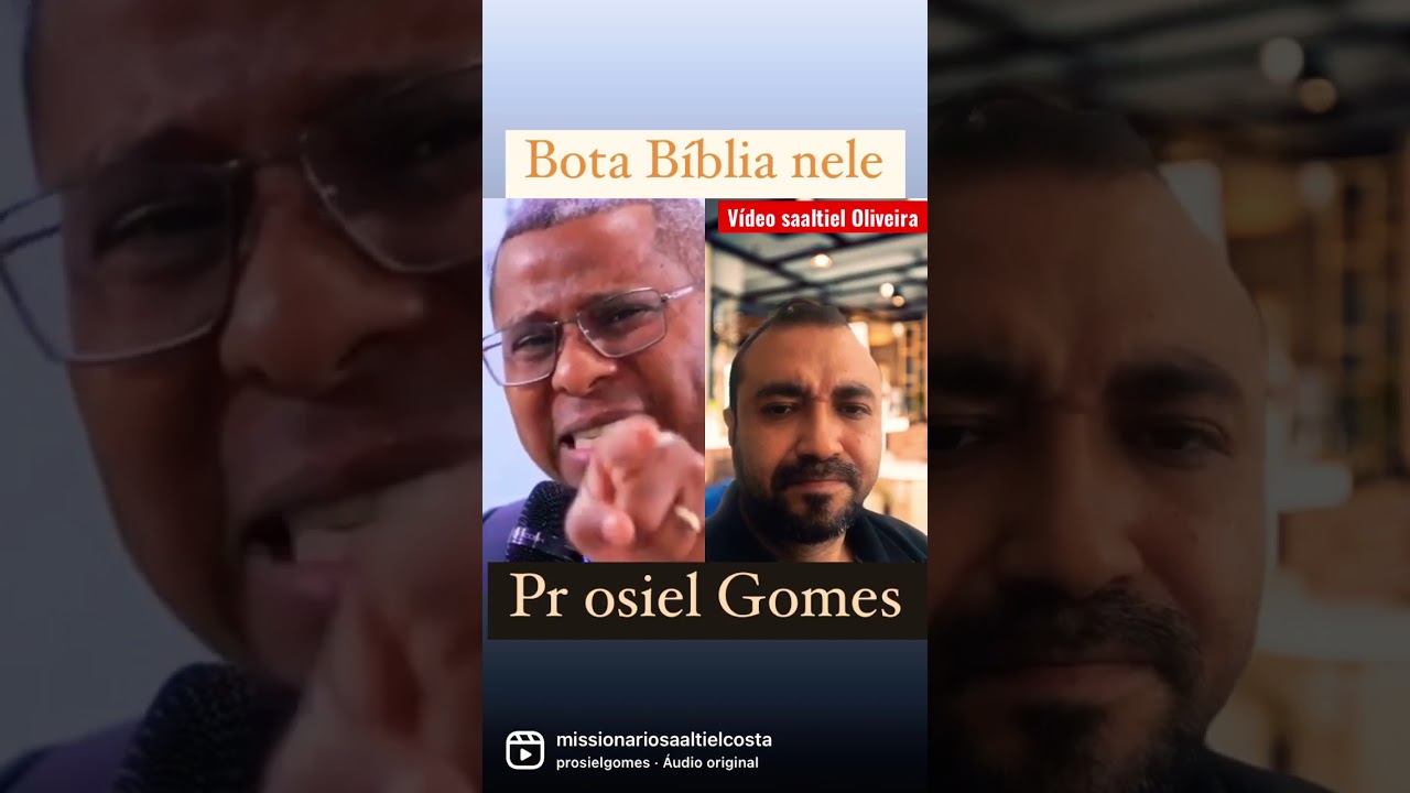 Tu quer preparar teu filho , Bota   B&iacute;blia nele  pr.osiel Gomes #religi&atilde;o  #b&iacute;blia #prosielgomes