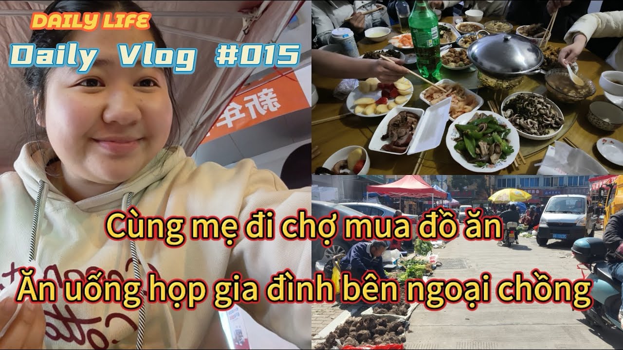 (15) Mẹ chồng nàng dâu vào bếp nấu ăn đãi tiệc - Hai vợ chồng phụ mẹ dọn dẹp