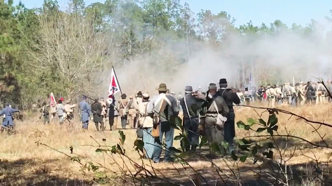 45th Re-enactment of 158th Anniversary of the Battle of Olustee, Florida 2022 #CivilWarReenactment
