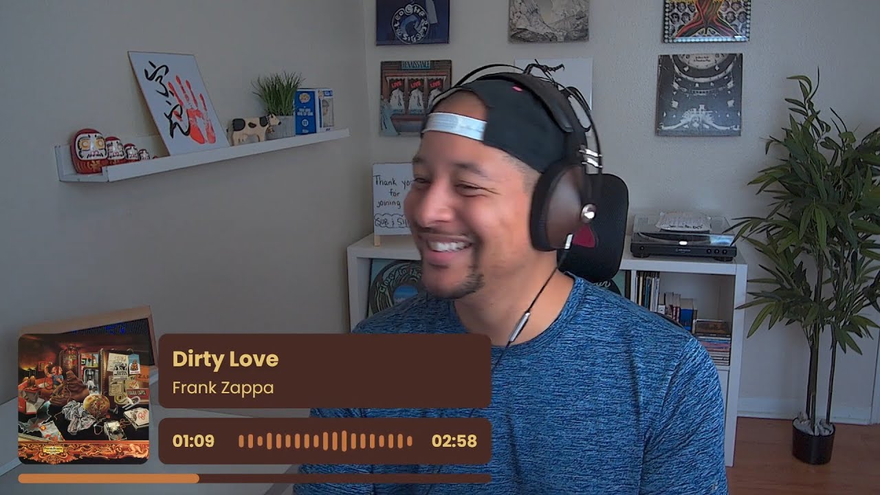 Frank Zappa- Dirty Love REACTION AND REVIEW