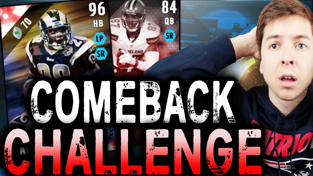 TRYING TO COMEBACK FROM 28 POINTS! DRAFT CHAMPIONS CHALLENGE! MADDEN 16