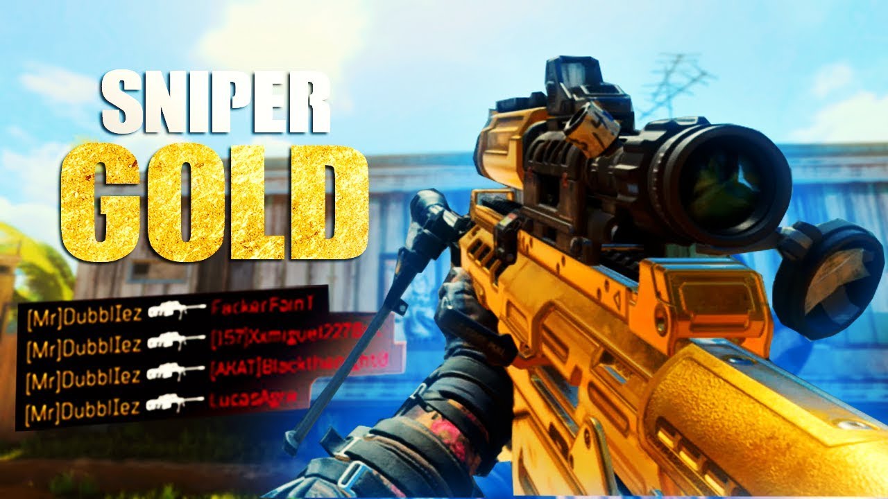 BO4 FINALMENTE! + SNIPER DE OURO NO LEVEL MAXIMO