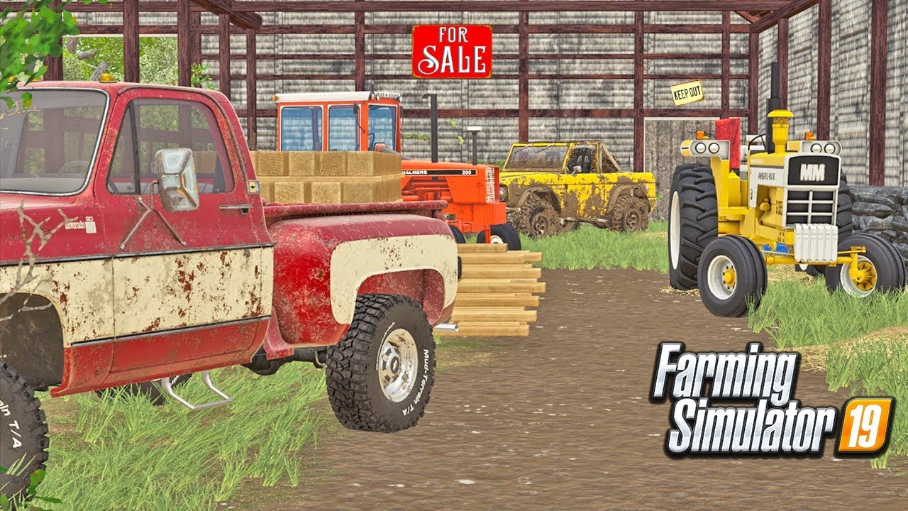 BID ON LAND ($550,000) FOR WHAT WAS IN THE BARN (ROLEPLAY) FARMING SIMULATOR 19