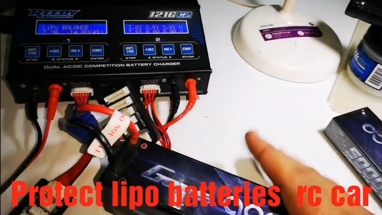 هواية السيارات اللاسلكية. Protect lipo batteries rc car