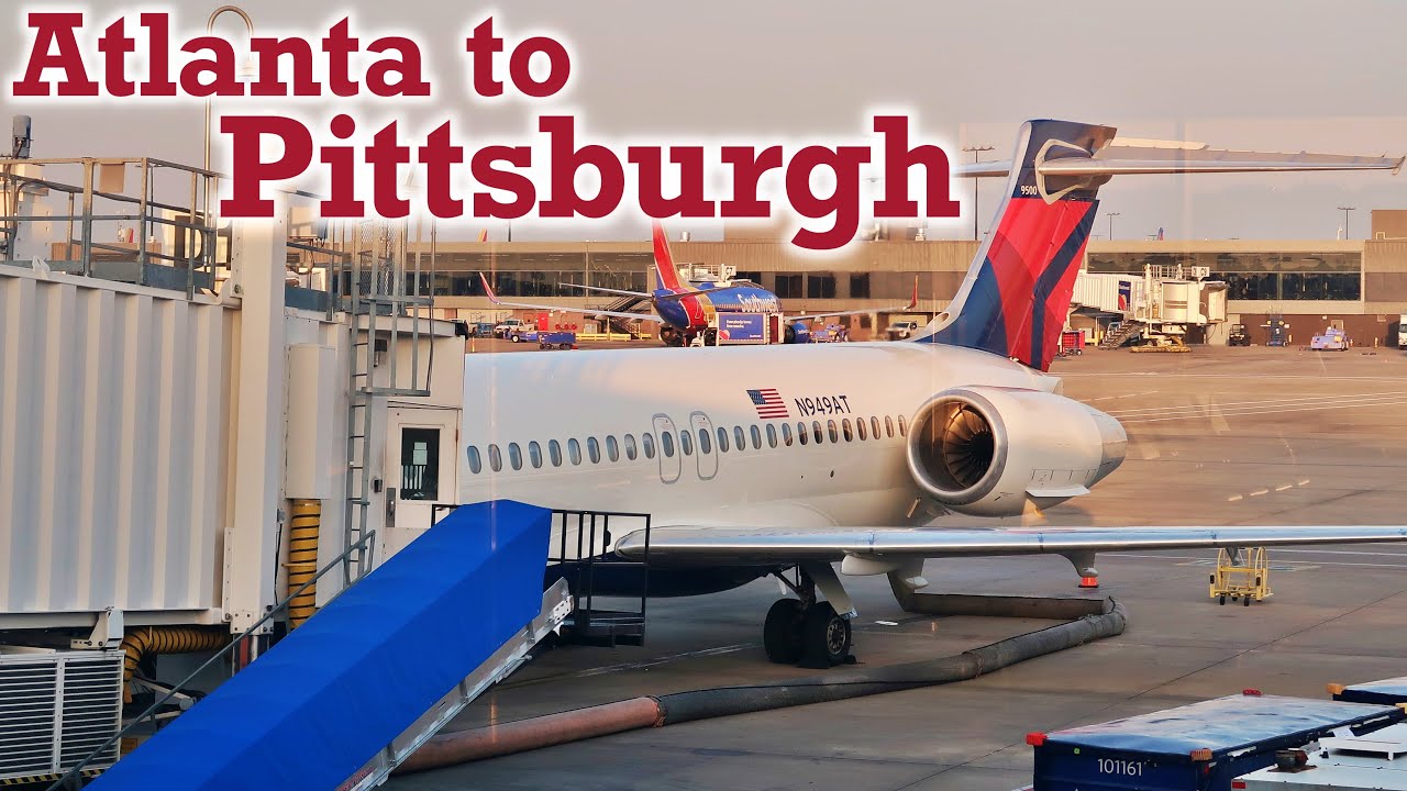 Full Flight: Delta Air Lines B717 Atlanta to Pittsburgh (ATL-PIT)