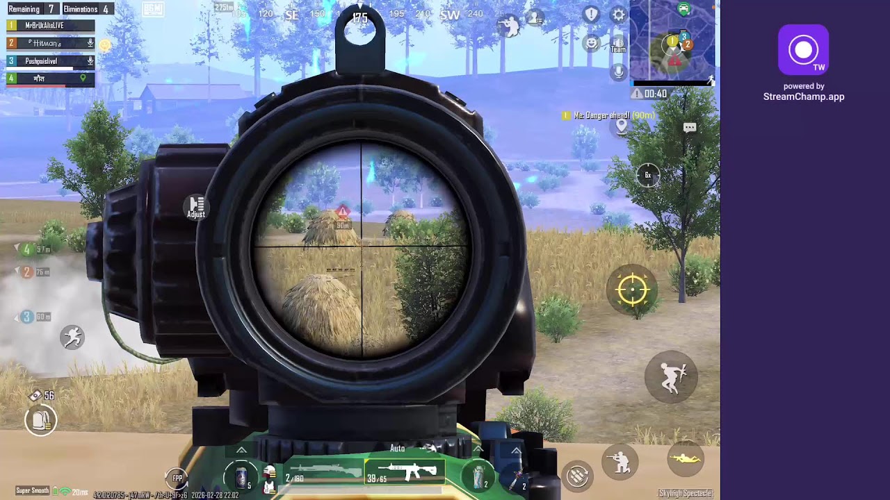 Broadcast powered by StreamChamp