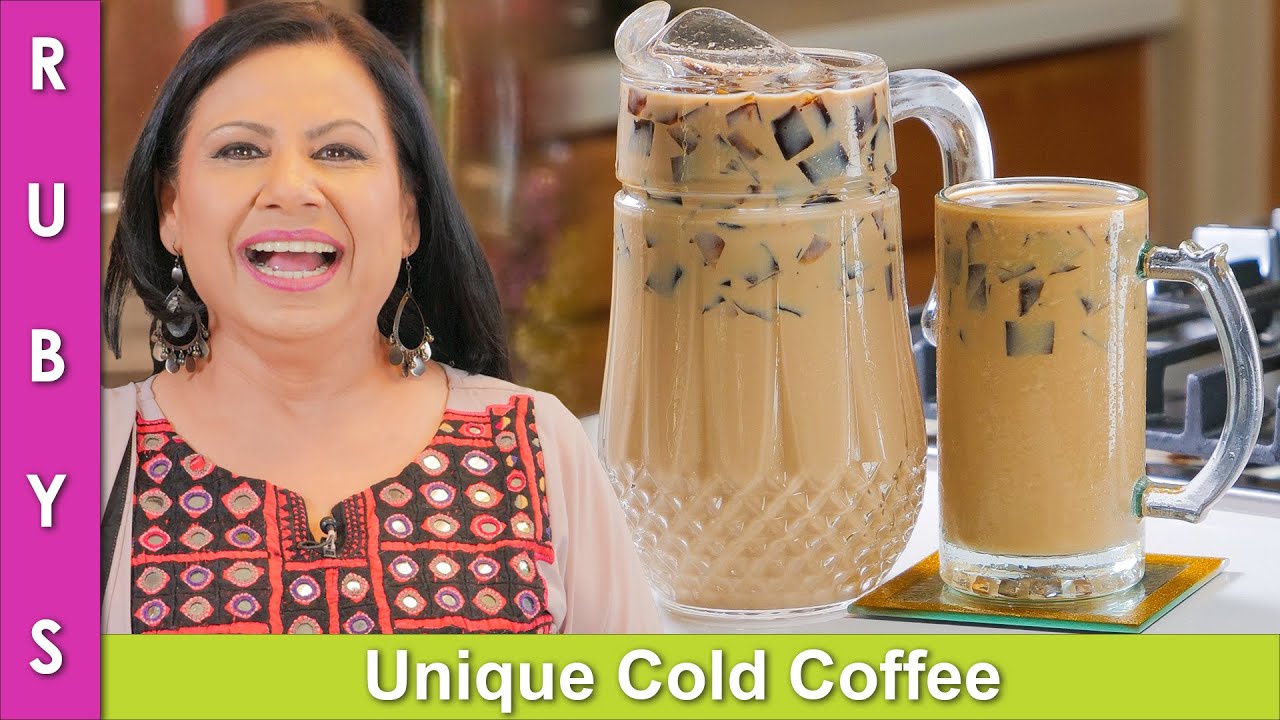 Fancy, Easy & Unique Jelly Iced Cold Coffee Perfect for Iftari & Sehri Recipe in Urdu Hindi - RKK