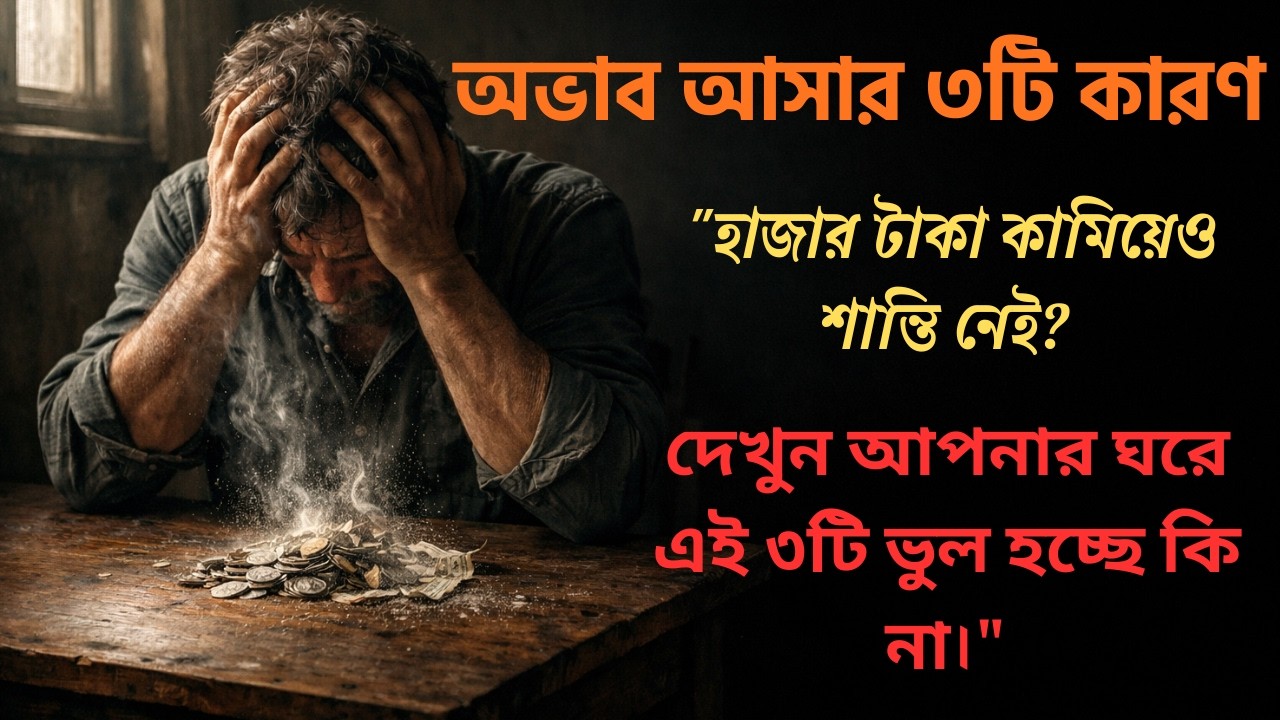 আপনার ঘরে কি অভাব লেগেই থাকে? জেনে নিন ৩টি মারাত্মক ভুল | Poverty in Islam | Light of Life