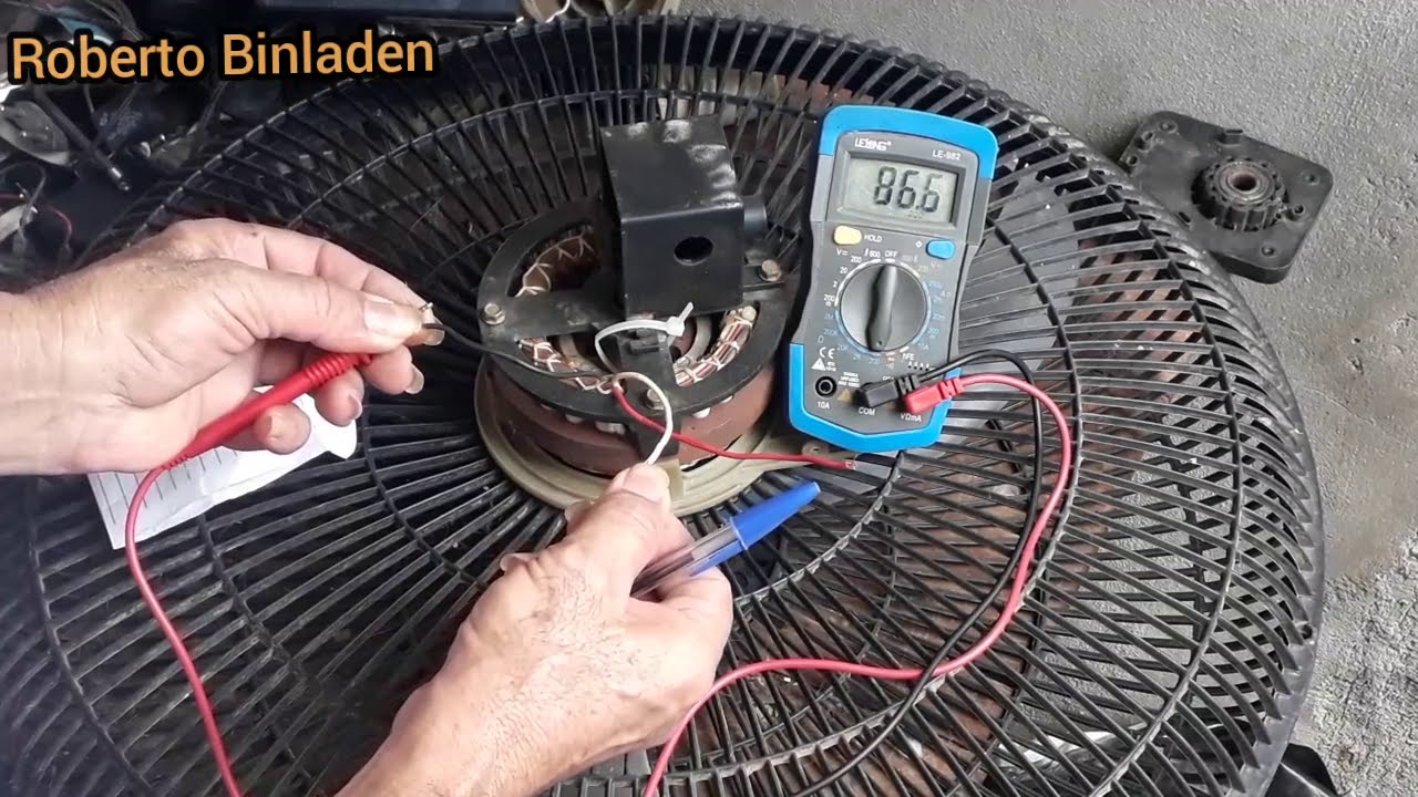 Ventilador Tron, girando contrário, retirar a hélice, achar fio comum...