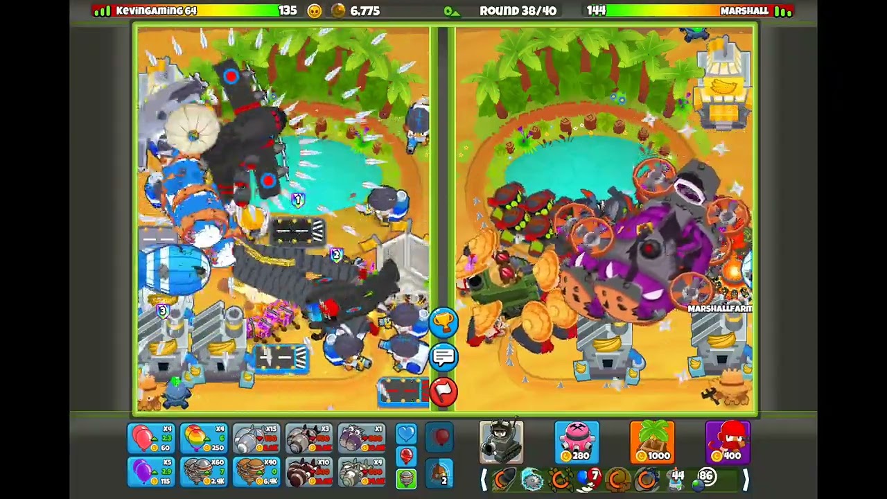 Last 1 minute  game vs #Kevingaming64        #btd2