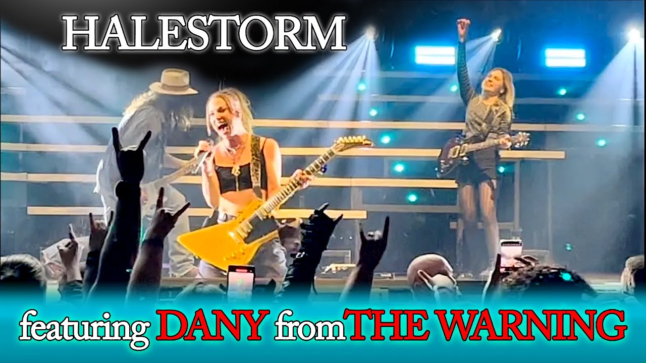 ‼️Halestorm & Dany (The Warning)‼️ LIVE Quebec city, 🇨🇦 Canada 10/26/24 - Familiar Taste of Poison