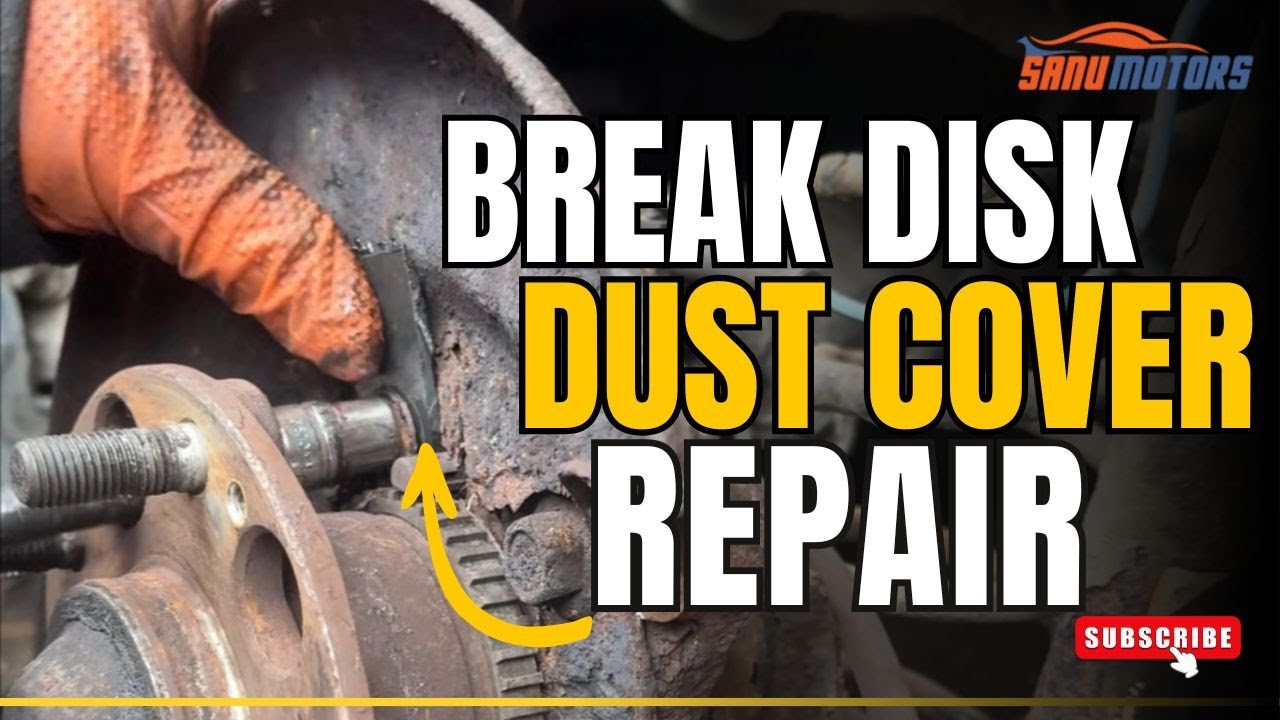 brake disc dust cover repair | real mechanic work ║Sanu Motors
