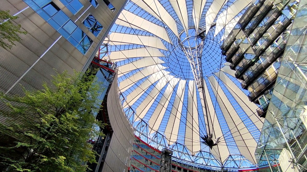 Potsdamer Platz, Sony Center, Brandenburger Tor, Berlin 2021