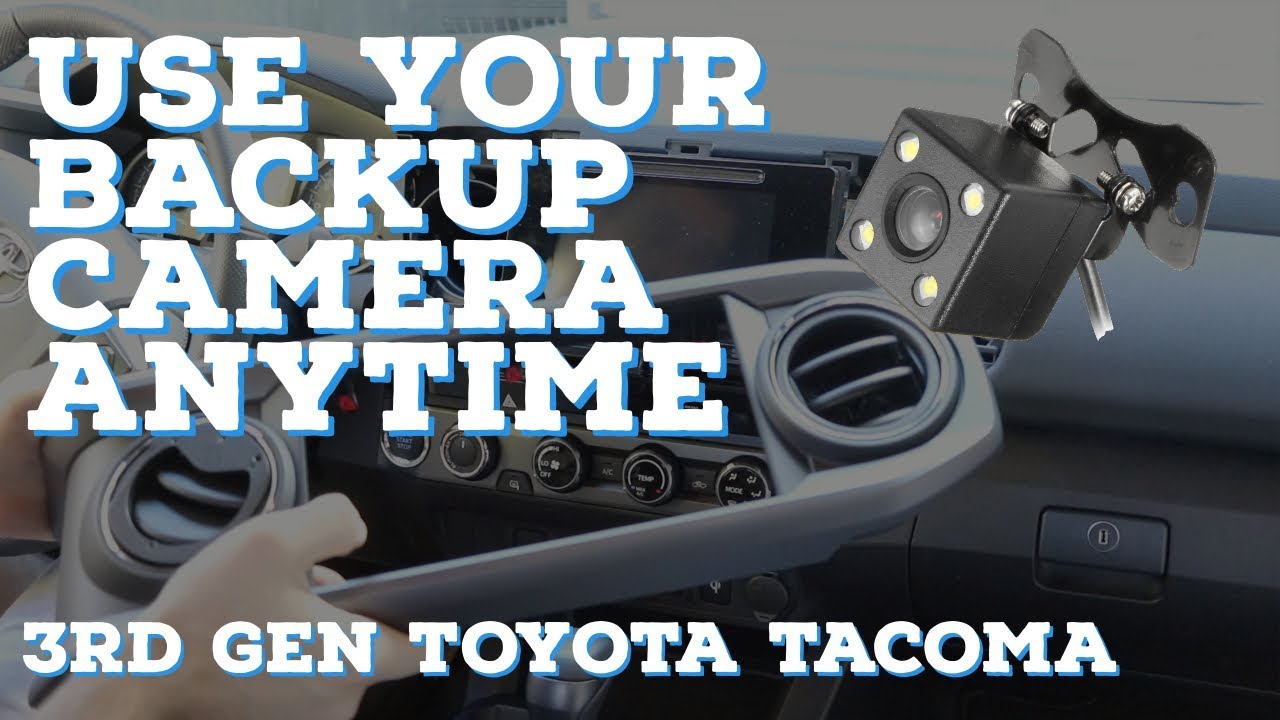 Use your Backup Camera Anytime - AnytimeBackupCamera Install DIY