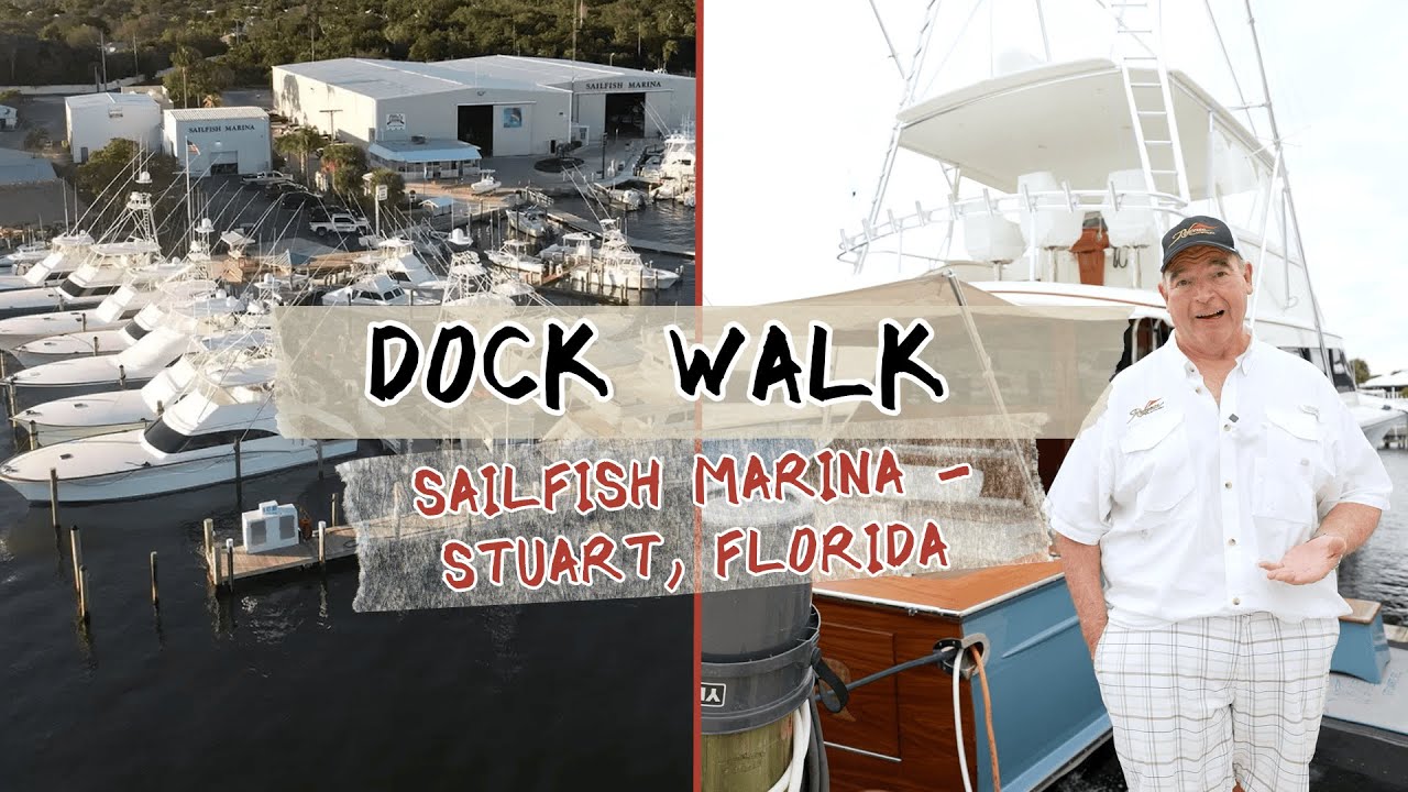 Прогулка по причалу | Марина Sailfish Marina — Стюарт, Флорида