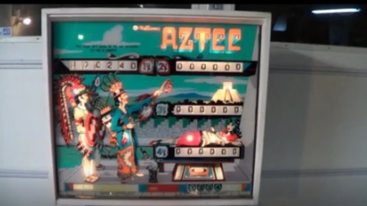 AZTEC PINBALL MACHINE - BY WILLIAMS 1976