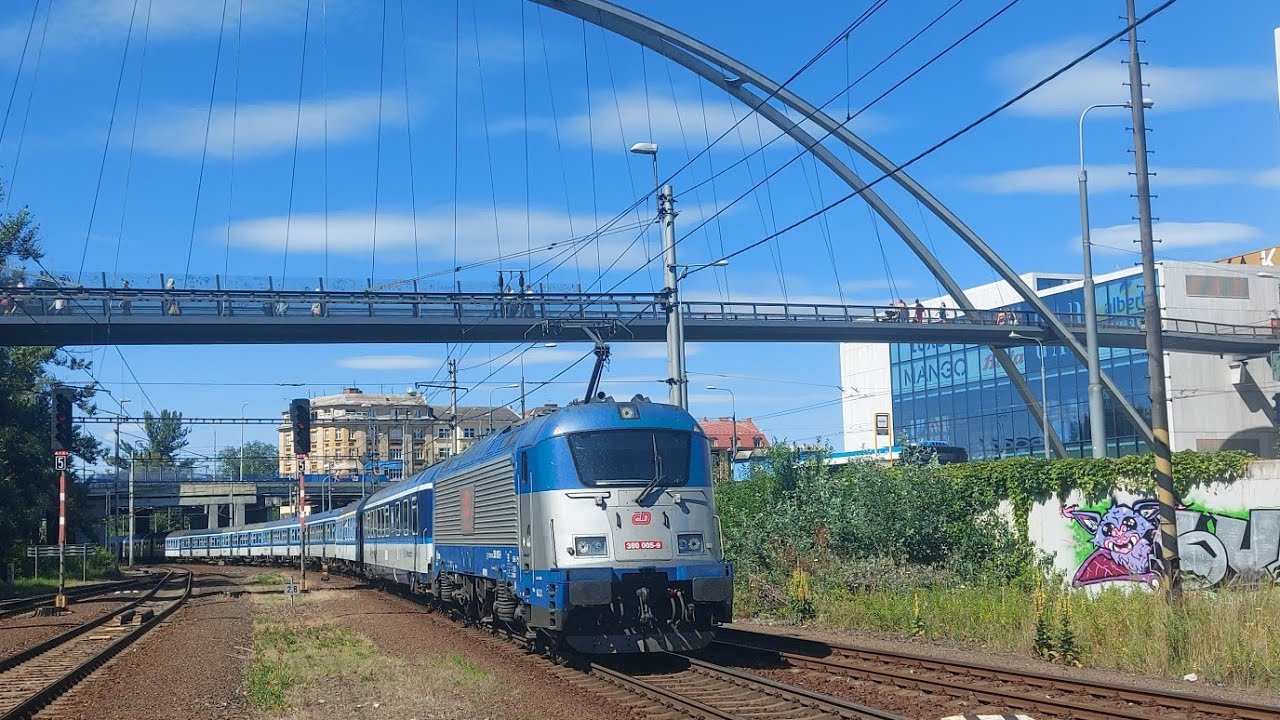 Vlaky Ostrava Střed 13.7.2022