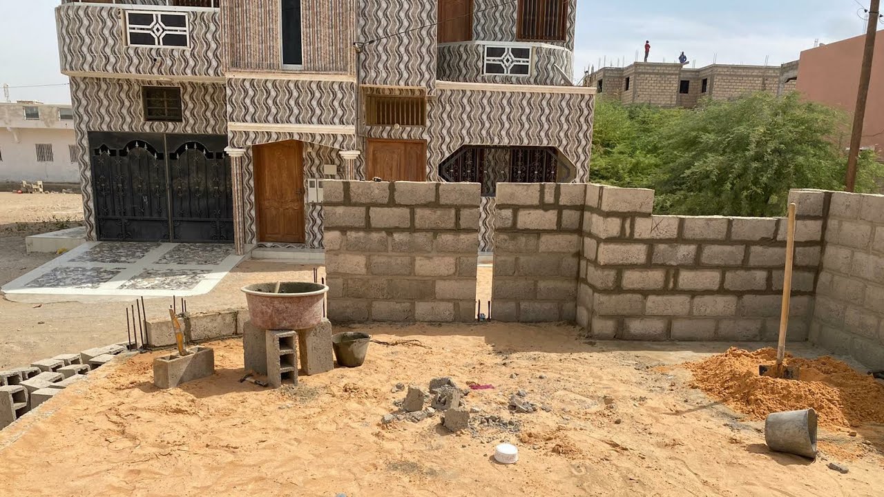 Apt Construction Progress | Foundation is done | Living in Senegal 🇸🇳