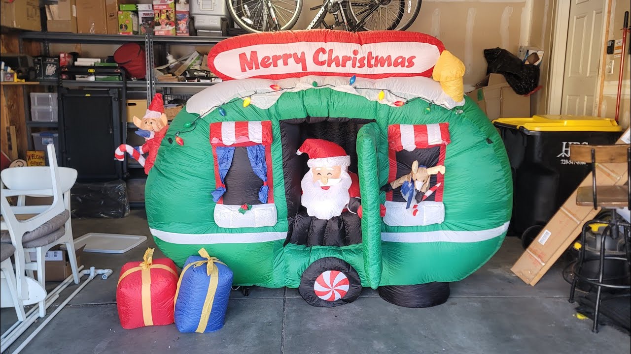 Gemmy 2011 Airblown Inflatable 8.5ft Christmas RV Review