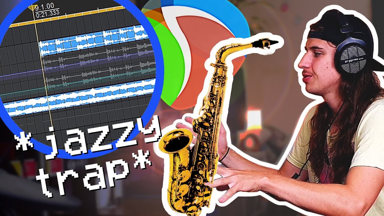 Sunrise, Drones and Saxophones 🎷 | Making Chill Trap Beats in Reaper