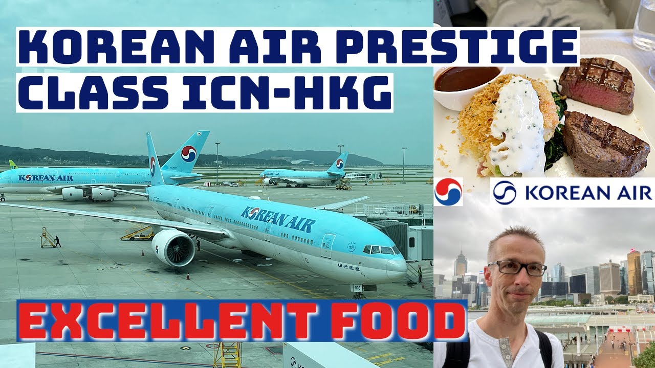Престижный класс Korean Air – Превосходное питание