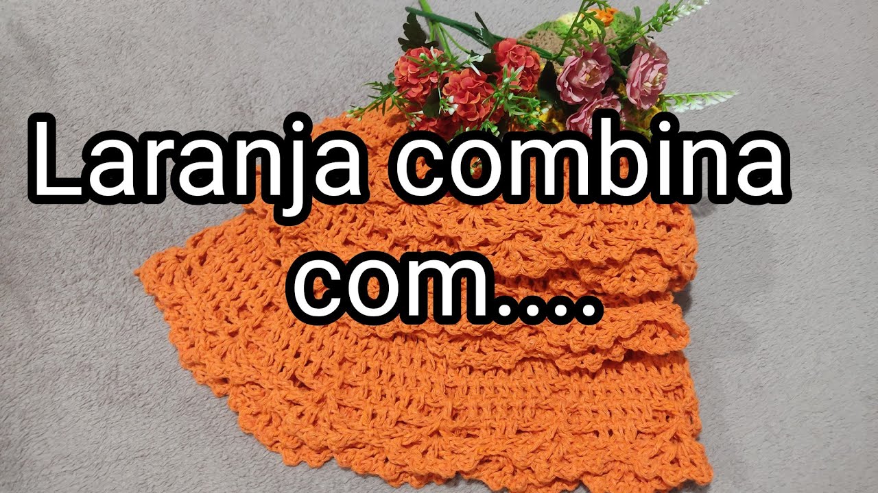 9/10 jogos de banheiro, combinando o laranja #jogodebanheirocroche 