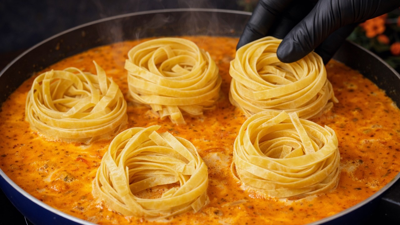 The most delicious pasta you've ever tasted! An incredibly tasty dinner in 15 minutes!