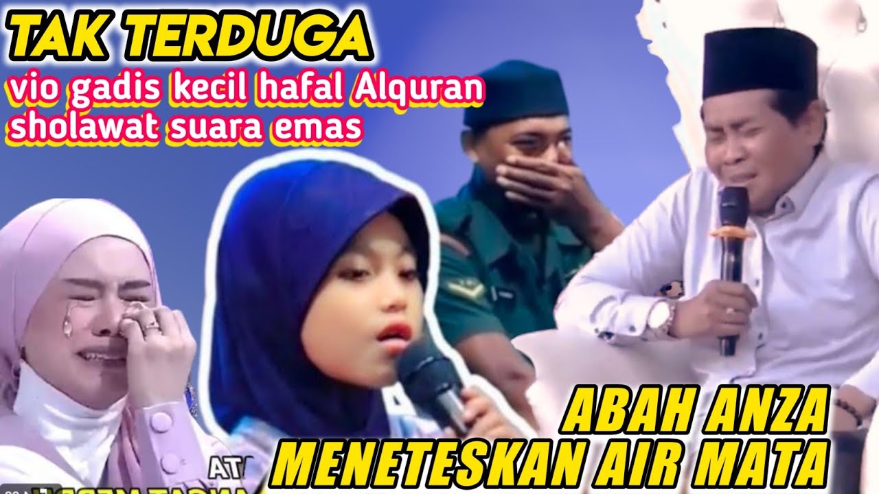 Abah ANZA terharu bertemu vio kecil sudah hafal Qur'an jago solawatan langsung dapat hadiah