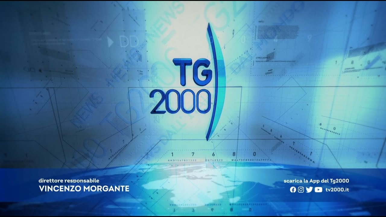Tg2000, il telegiornale di Tv2000 in onda tutti i giorni alle ore 8:30, 12, 14:55, 18:30 e 20:30