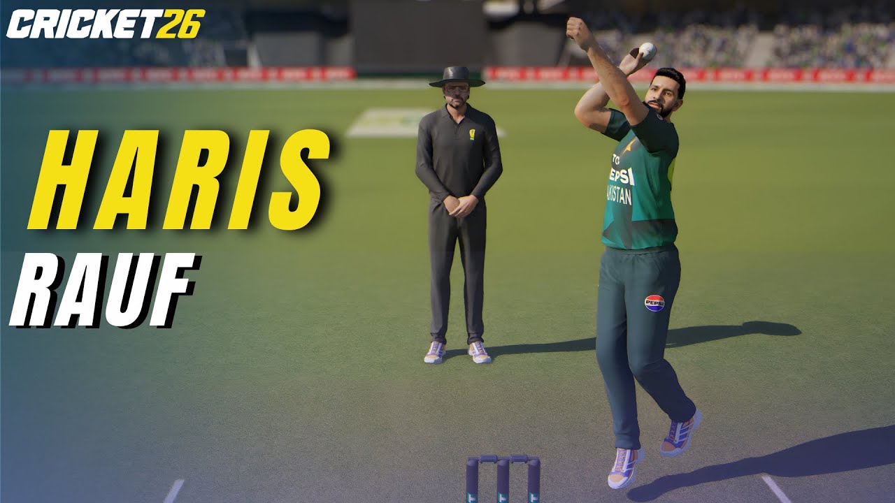 Cricket 26 Bowling Action : Haris Rauf