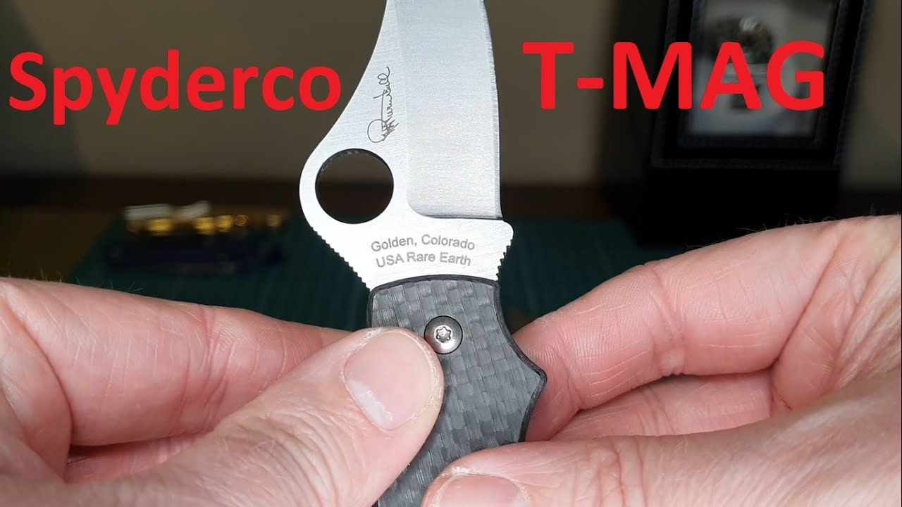 Spyderco T-Mag!  A UK legal EDC pocket knife I can actually 